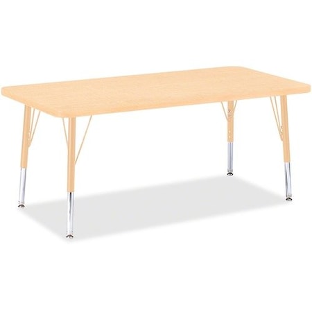 Jonti-Craft TABLE, RECTANGLE, 24X48, MAPLE JNT6403JCA251